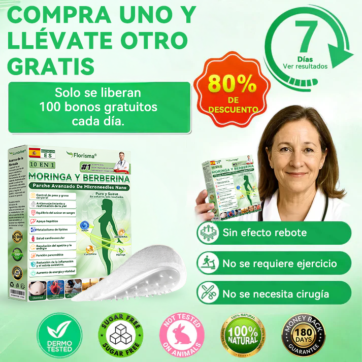 【Ú𝑙𝑡𝑖𝑚𝑜 𝑑í𝑎 𝑑𝑒 𝑝𝑟𝑜𝑚𝑜𝑐𝑖ó𝑛 −90%】🎯🎯𝐹𝑙𝑜𝑟𝑖𝑠𝑚𝑎® 𝑀𝑜𝑟𝑖𝑛𝑔𝑎 · 𝐵𝑒𝑟𝑏𝑒𝑟𝑖𝑛𝑎 × 𝑁𝐴𝐷+ 𝑃𝑎𝑟𝑐ℎ𝑒 𝑁𝑎𝑛𝑜-𝑀𝑖𝑐𝑟𝑜𝑎𝑔𝑢𝑗𝑎𝑠 10 𝑒𝑛 1 7 𝑝𝑎𝑟𝑐ℎ𝑒𝑠 𝑝𝑜𝑟 𝑐𝑎𝑗𝑎 · 𝑆𝑢𝑓𝑖𝑐𝑖𝑒𝑛𝑡𝑒 𝑝𝑎𝑟𝑎 𝑢𝑛𝑎 𝑠𝑒𝑚𝑎𝑛𝑎