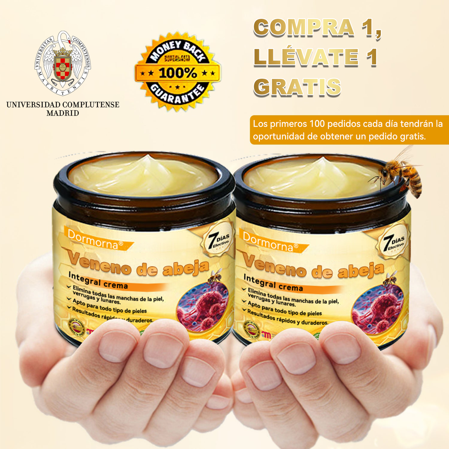 𝐅𝐚𝐛𝐫𝐢𝐜𝐚𝐝𝐨 𝐲 𝐞𝐧𝐯𝐢𝐚𝐝𝐨 𝐝𝐞𝐬𝐝𝐞 𝐄𝐬𝐩𝐚ñ𝐚🍃𝐃𝐨𝐫𝐦𝐨𝗿𝗻𝗮® 𝐕𝐞𝐧𝐞𝐧𝐨 𝐝𝐞 𝐚𝐛𝐞𝐣𝐚 𝐈𝐧𝐭𝐞𝐠𝐫𝐚𝐥 𝐂𝐫𝐞𝗺𝗮🌟 Ú𝑳𝑻𝑰𝑴𝑶 𝑫Í𝑨 80% 𝑫𝑬 𝑫𝑬𝑺𝑪𝑼𝑬𝑵𝑻𝑶🔥🔥