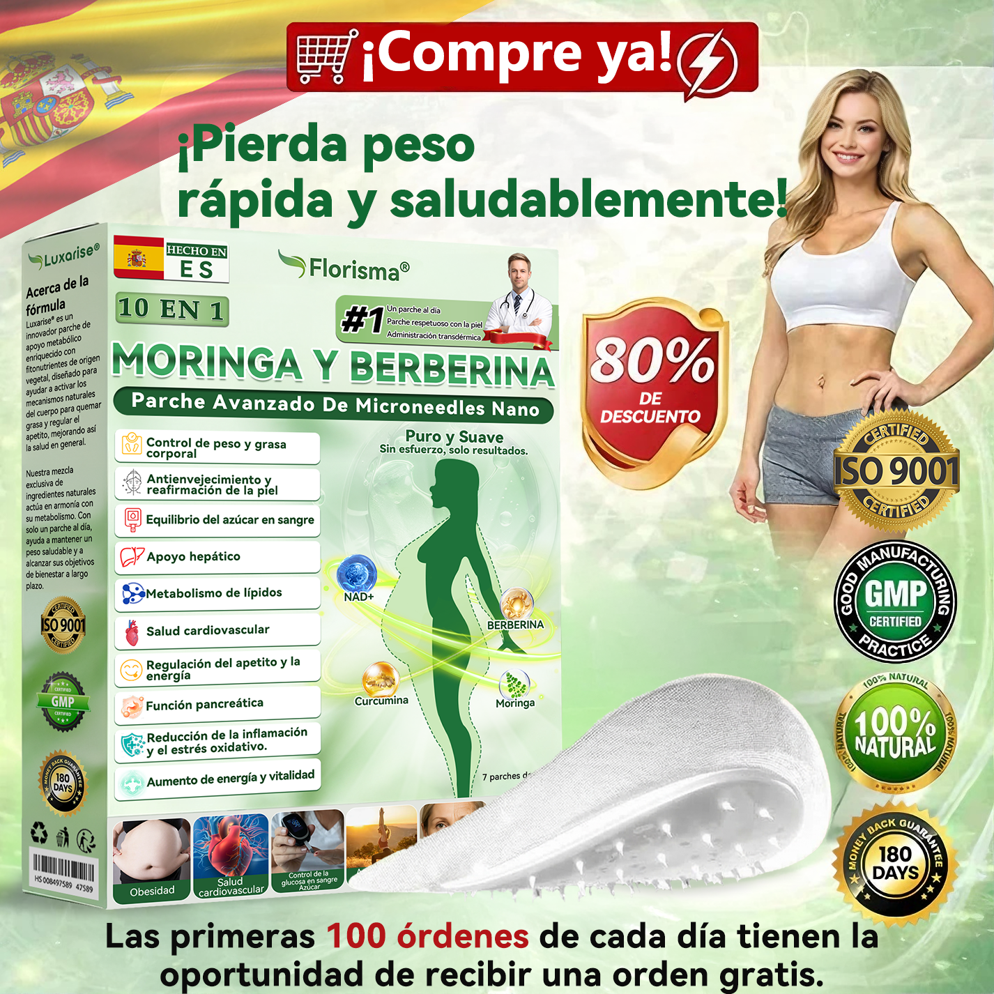 【Ú𝑙𝑡𝑖𝑚𝑜 𝑑í𝑎 𝑑𝑒 𝑝𝑟𝑜𝑚𝑜𝑐𝑖ó𝑛 −90%】🎯🎯𝐹𝑙𝑜𝑟𝑖𝑠𝑚𝑎® 𝑀𝑜𝑟𝑖𝑛𝑔𝑎 · 𝐵𝑒𝑟𝑏𝑒𝑟𝑖𝑛𝑎 × 𝑁𝐴𝐷+ 𝑃𝑎𝑟𝑐ℎ𝑒 𝑁𝑎𝑛𝑜-𝑀𝑖𝑐𝑟𝑜𝑎𝑔𝑢𝑗𝑎𝑠 10 𝑒𝑛 1 7 𝑝𝑎𝑟𝑐ℎ𝑒𝑠 𝑝𝑜𝑟 𝑐𝑎𝑗𝑎 · 𝑆𝑢𝑓𝑖𝑐𝑖𝑒𝑛𝑡𝑒 𝑝𝑎𝑟𝑎 𝑢𝑛𝑎 𝑠𝑒𝑚𝑎𝑛𝑎